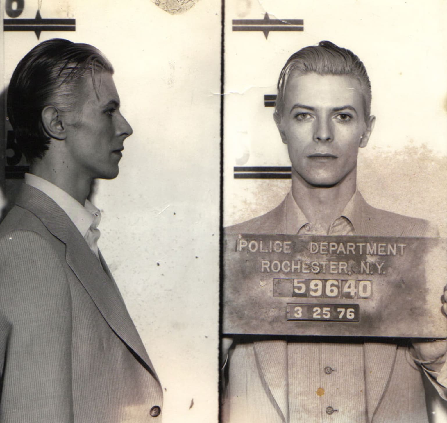 david bowie mug shots - Ipolice Department Rochester, Ny. 59640 325 76